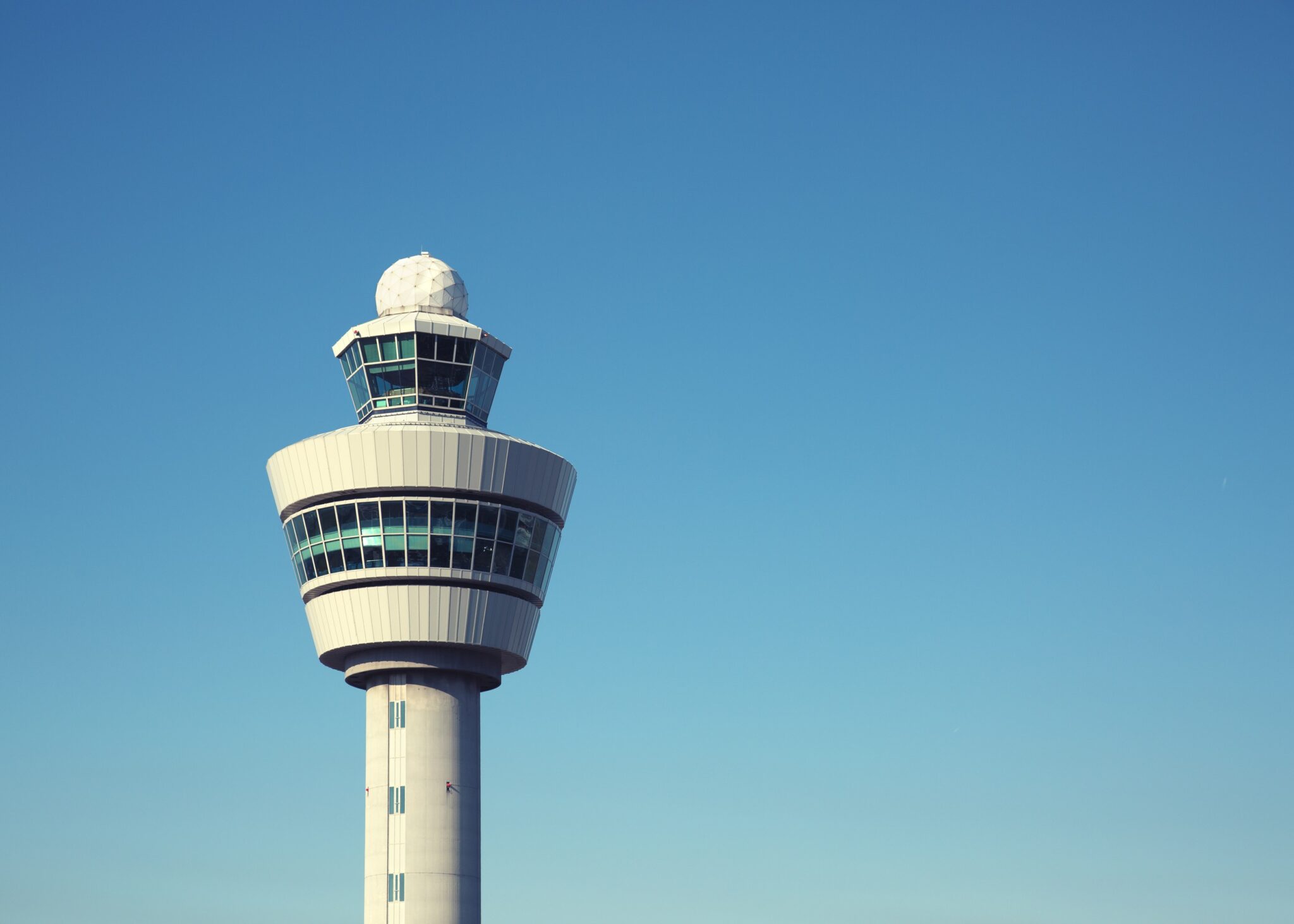 Airport Control Tower. Schiphol, Amsterdam
